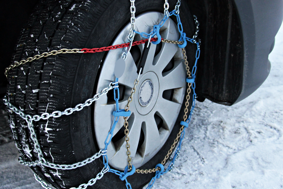Donde se ponen las cadenas de nieve
